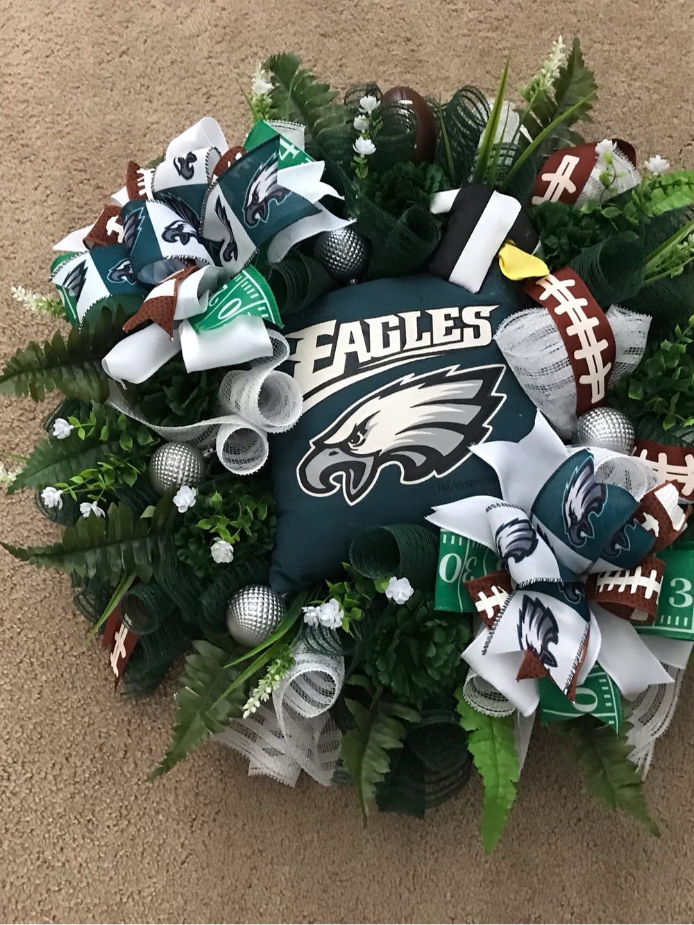 Philadelphia Eagles Green Team Wreath by